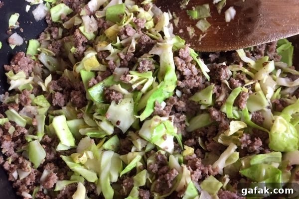 the savory filling