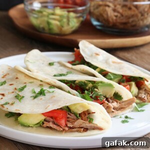 Finished carnitas