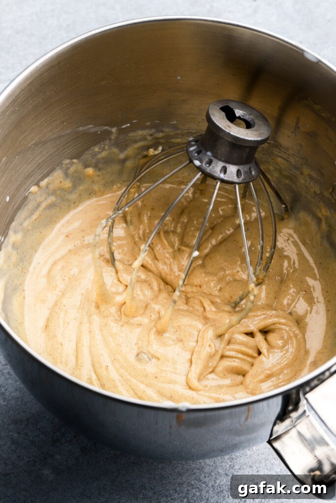 finished cupcake batter