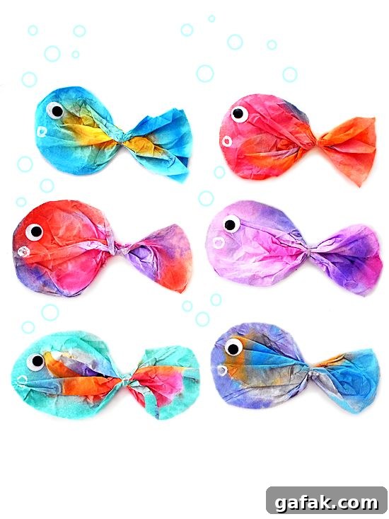 coffee filter fish