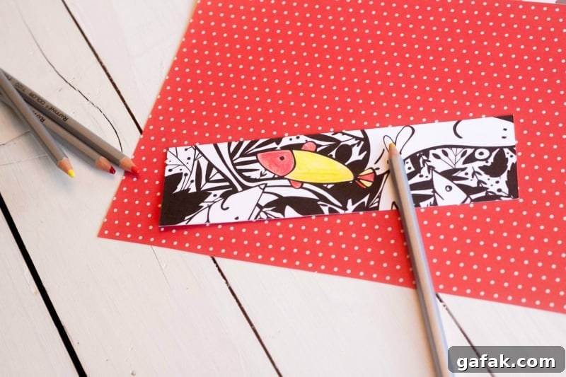 fish printable bookmarks