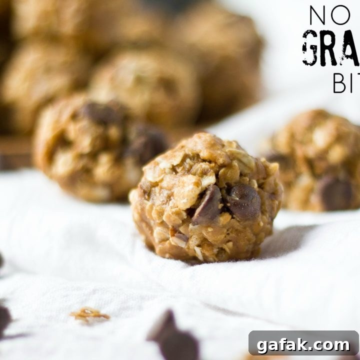 No Bake Granola Bites