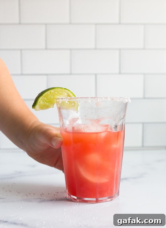easy watermelon margaritas