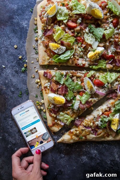 Summer Cobb Salad Pizza Recipe | Prime Now Launches in Denver 8 Summer Cobb Salad Pizza