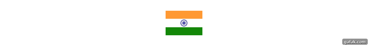 India flag.