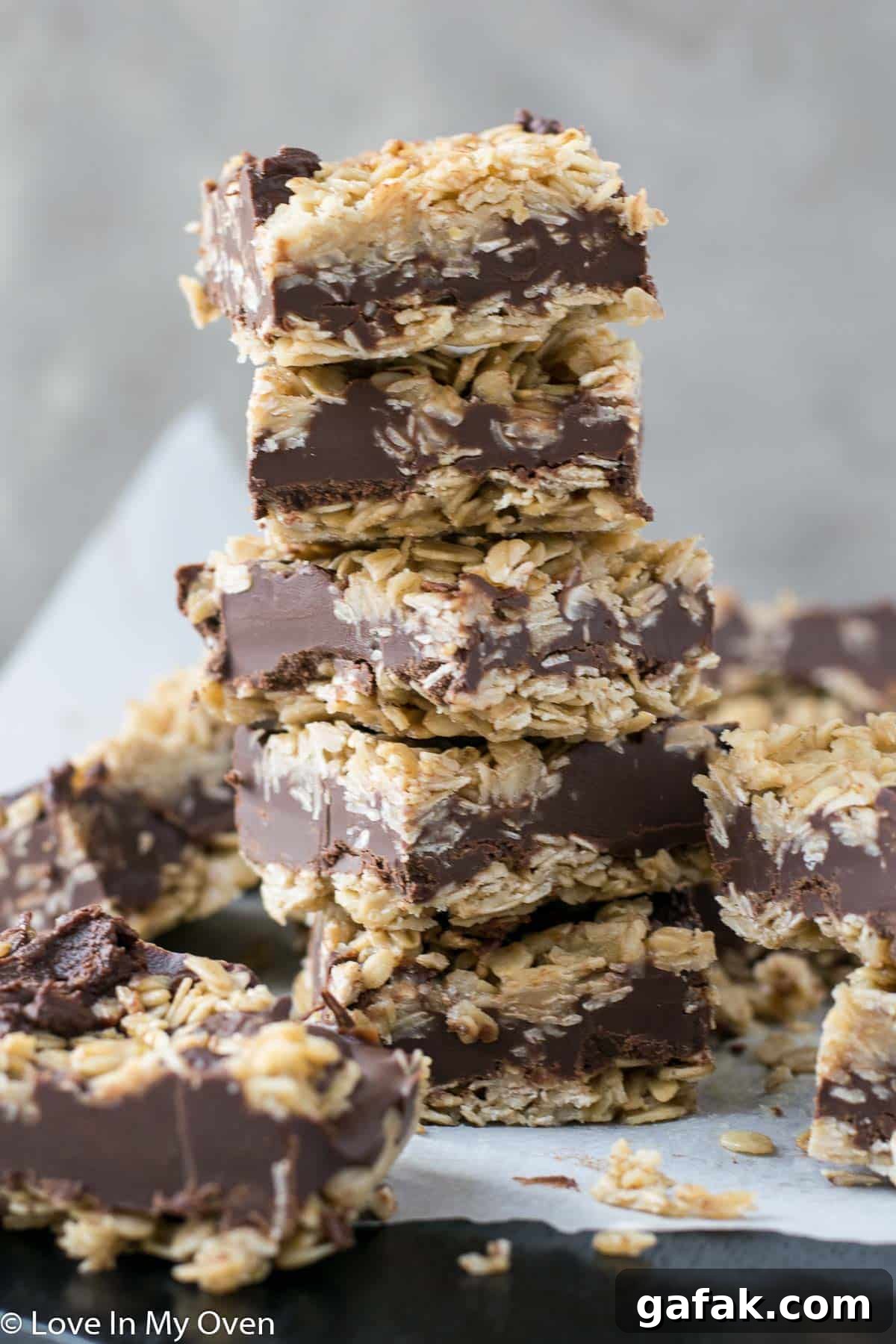 gluten free oatmeal fudge bars