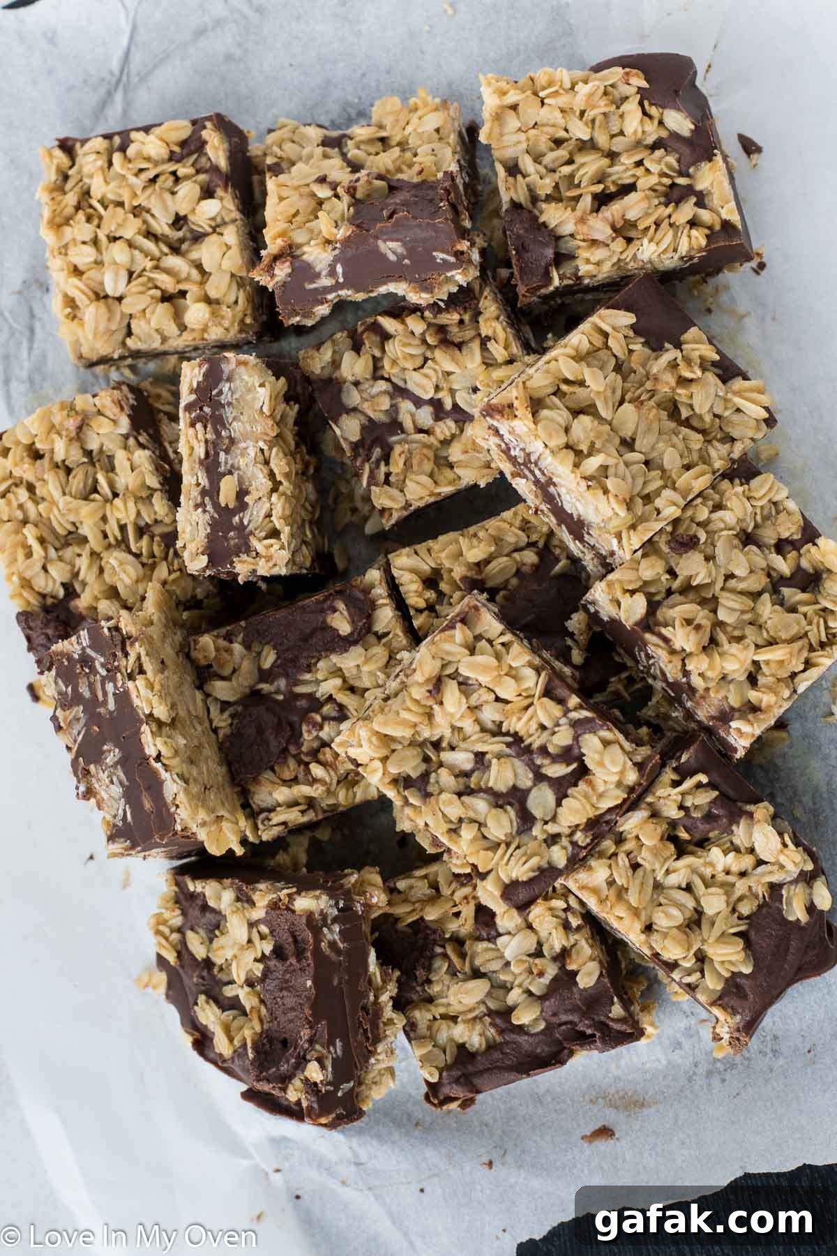 gluten free oat fudge bars
