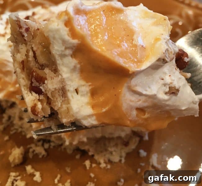 Creamy Layered Pumpkin Dessert with Gingersnap Crust 11 pumpkin-lush-finished-1