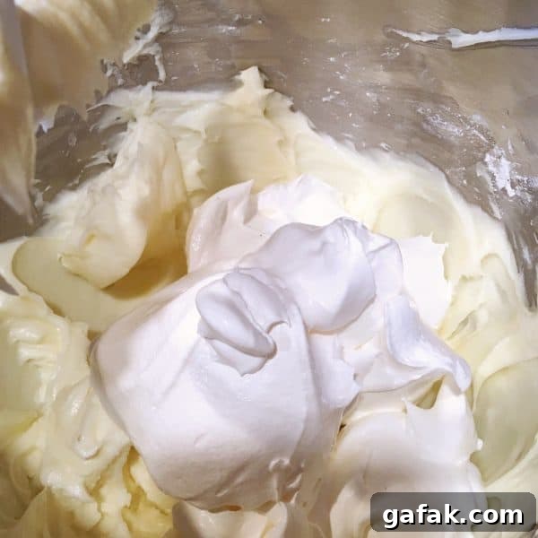 Creamy Layered Pumpkin Dessert with Gingersnap Crust 7 pumpkin-lush-batter