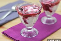Creamy Greek Yogurt with Warm Mixed Berry Sauce