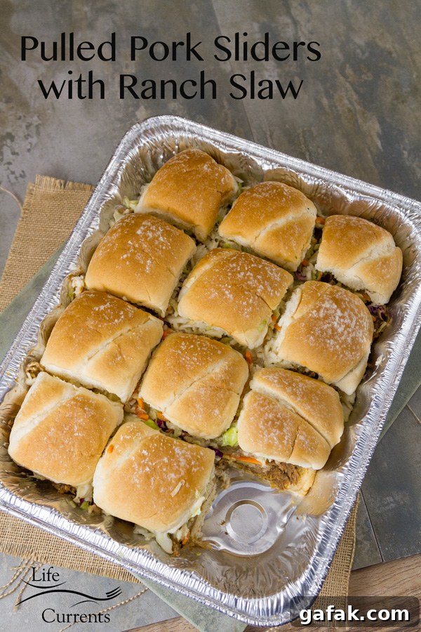 Tray of Pulled Pork Sliders
