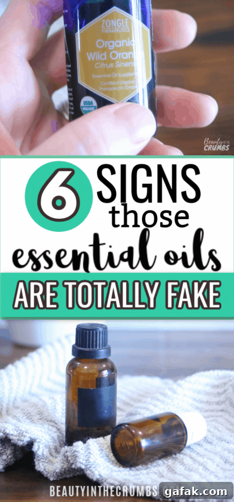 how to tell if essential oils are real or fake