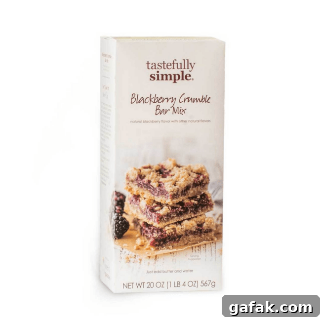 Blackberry Crumble Bars