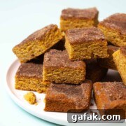 Brown Butter Snickerdoodle Blondies by Baking The Goods