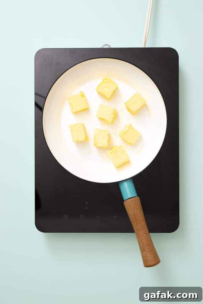 Browning butter step 1