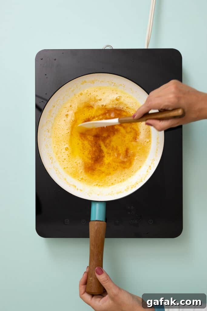 Browning butter step 5