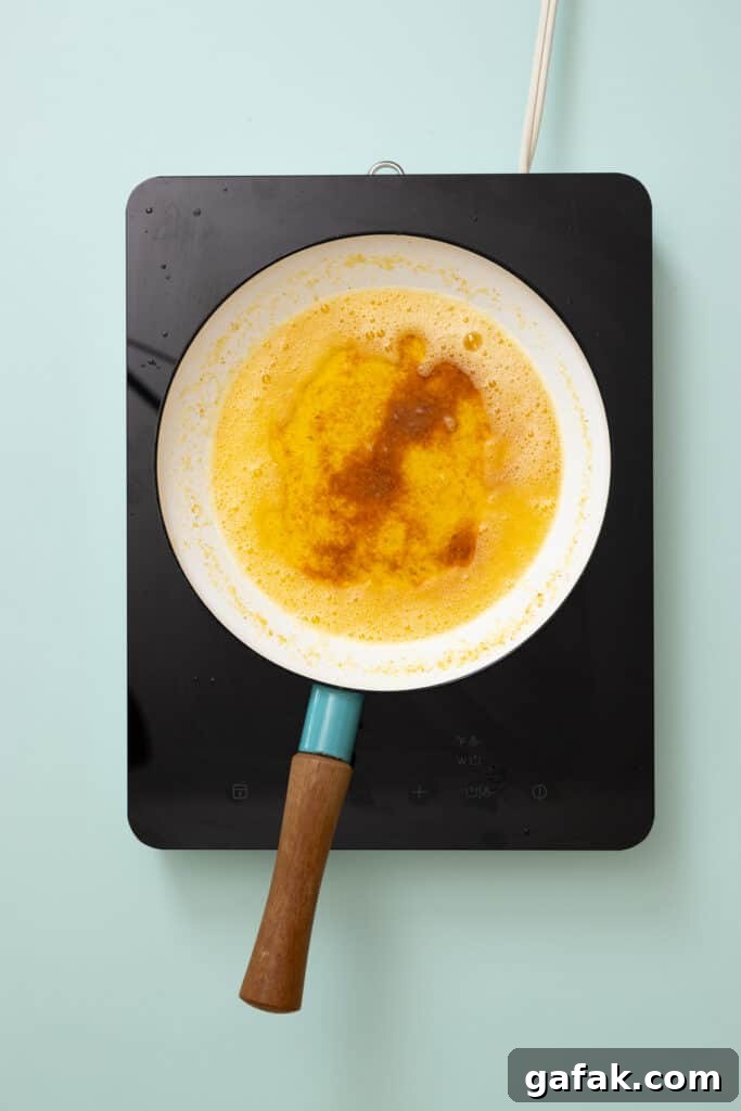 Browning butter step 6