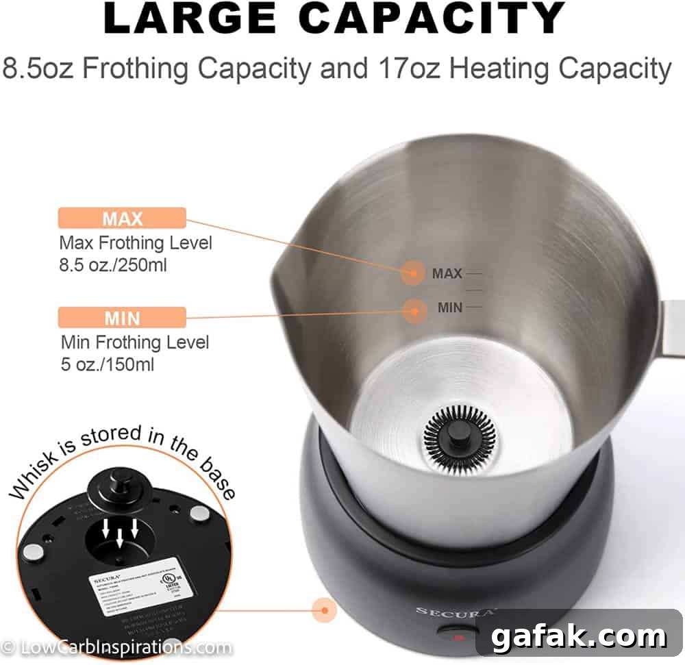 Large Capacity Milk Frother Machine