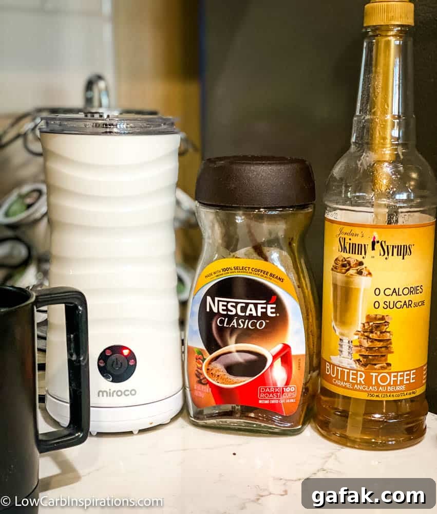 Jordan's Skinny Syrups for lattes