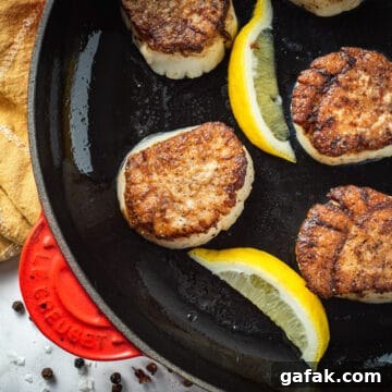Perfectly Seared Scallops