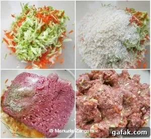 Rissoles: Crispy Filled Patties Recipe Guide 8 Grated zucchini, carrot, breadcrumbs, and beef mince mixed in a bowl for rissoles.