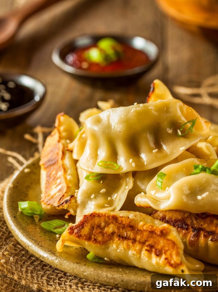 Air Fryer Frozen Potstickers & Dumplings