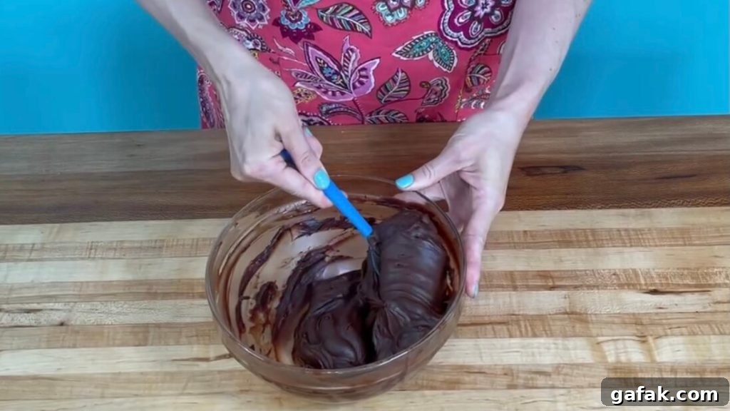 Fudgy Chocolate Ganache Filling and Drizzle for Cakes 8 img 32831 8
