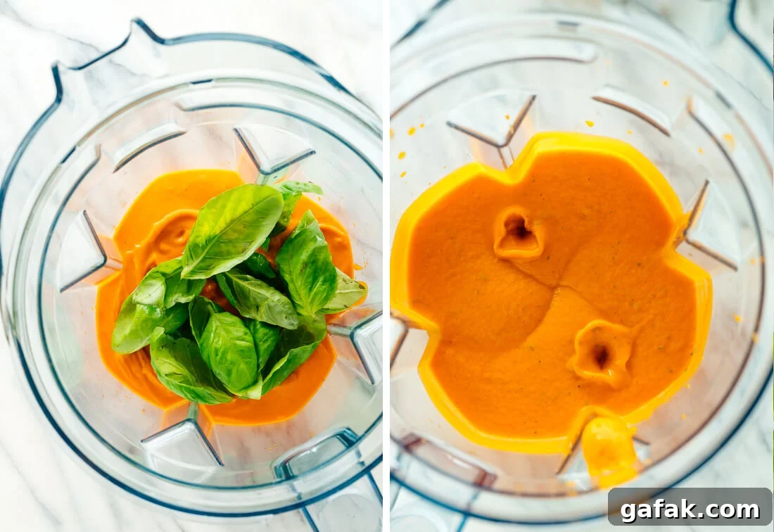 how to make tomato basil soup