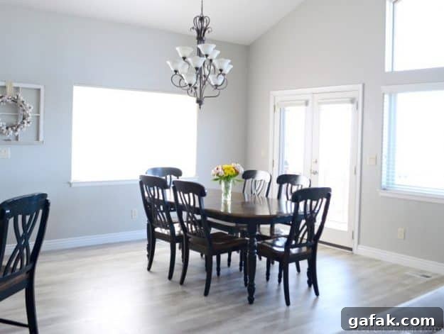 Sherwin Williams Repose Gray Emerald Paint - a perfect gray paint.