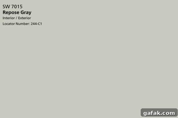 sherwin williams repose gray