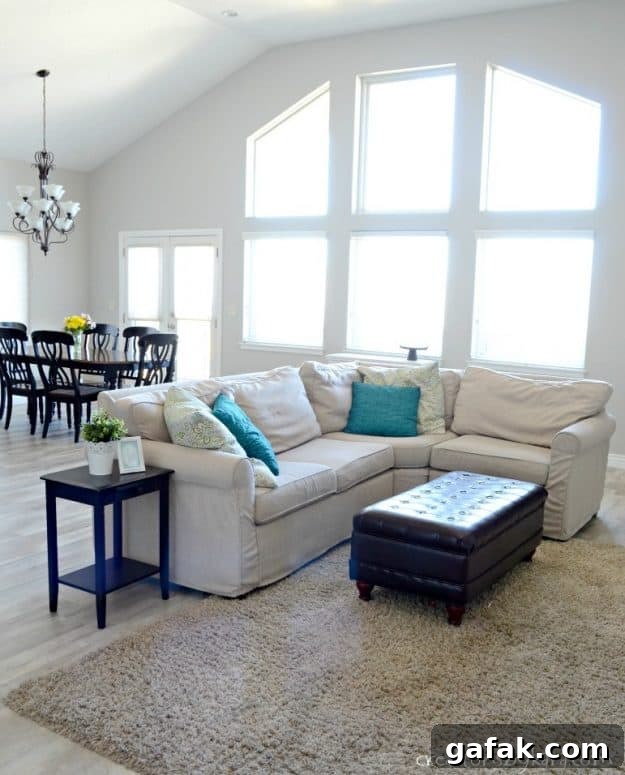 My favorite gray paint color - Sherwin Williams Repose Gray