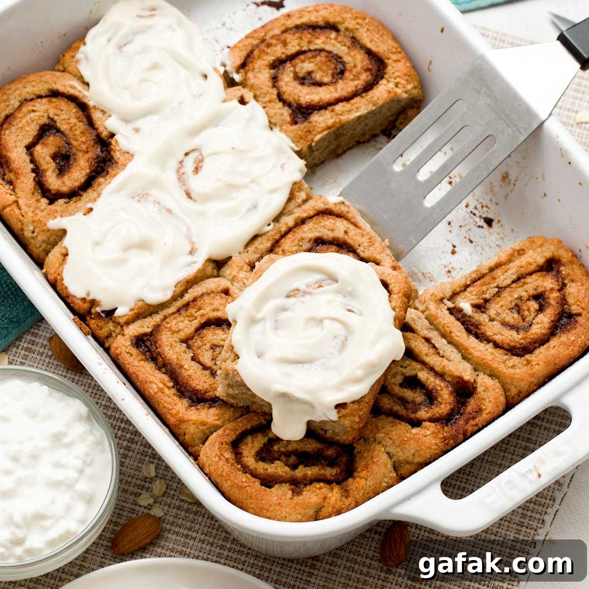 Cottage cheese cinnamon rolls