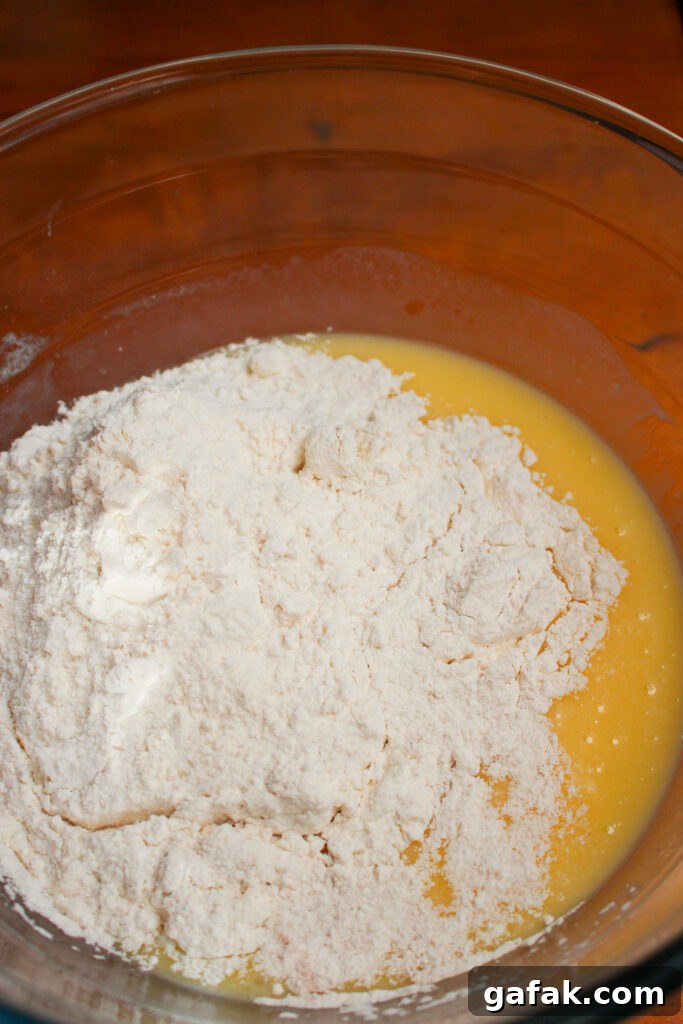 Batter in bowl