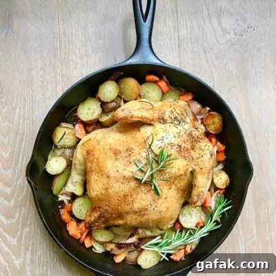 Roasted Chicken with Red Potatoes and Rosemary