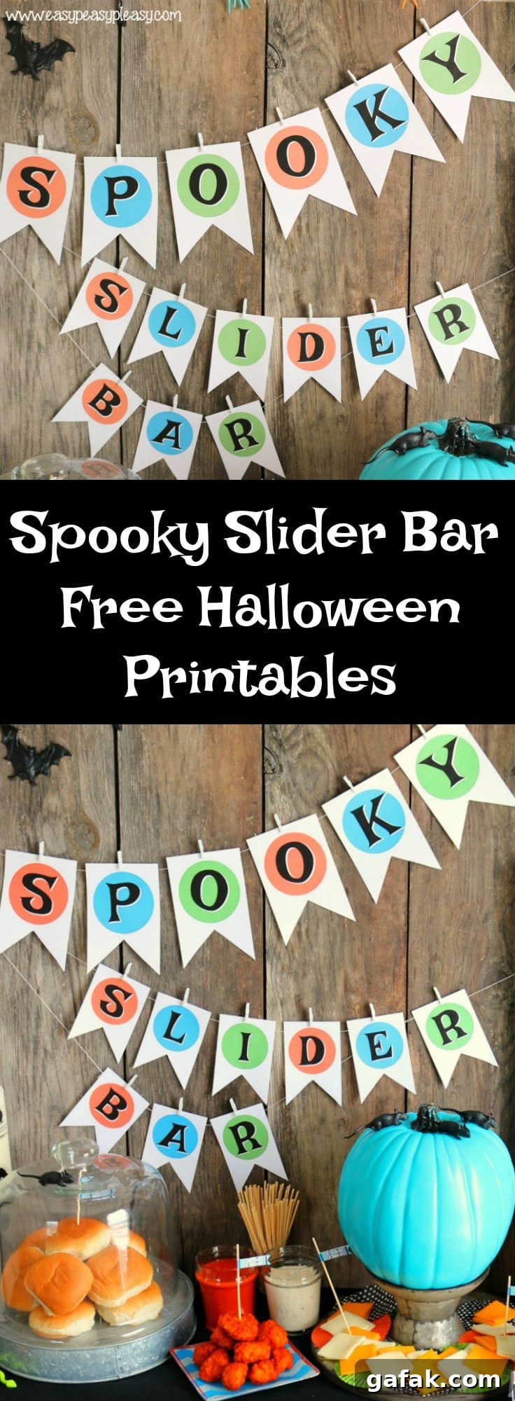 Halloween Spooky Chicken Slider Bar Printables for Party Decor 15 Free Spooky Slider Bar Halloween Printables.