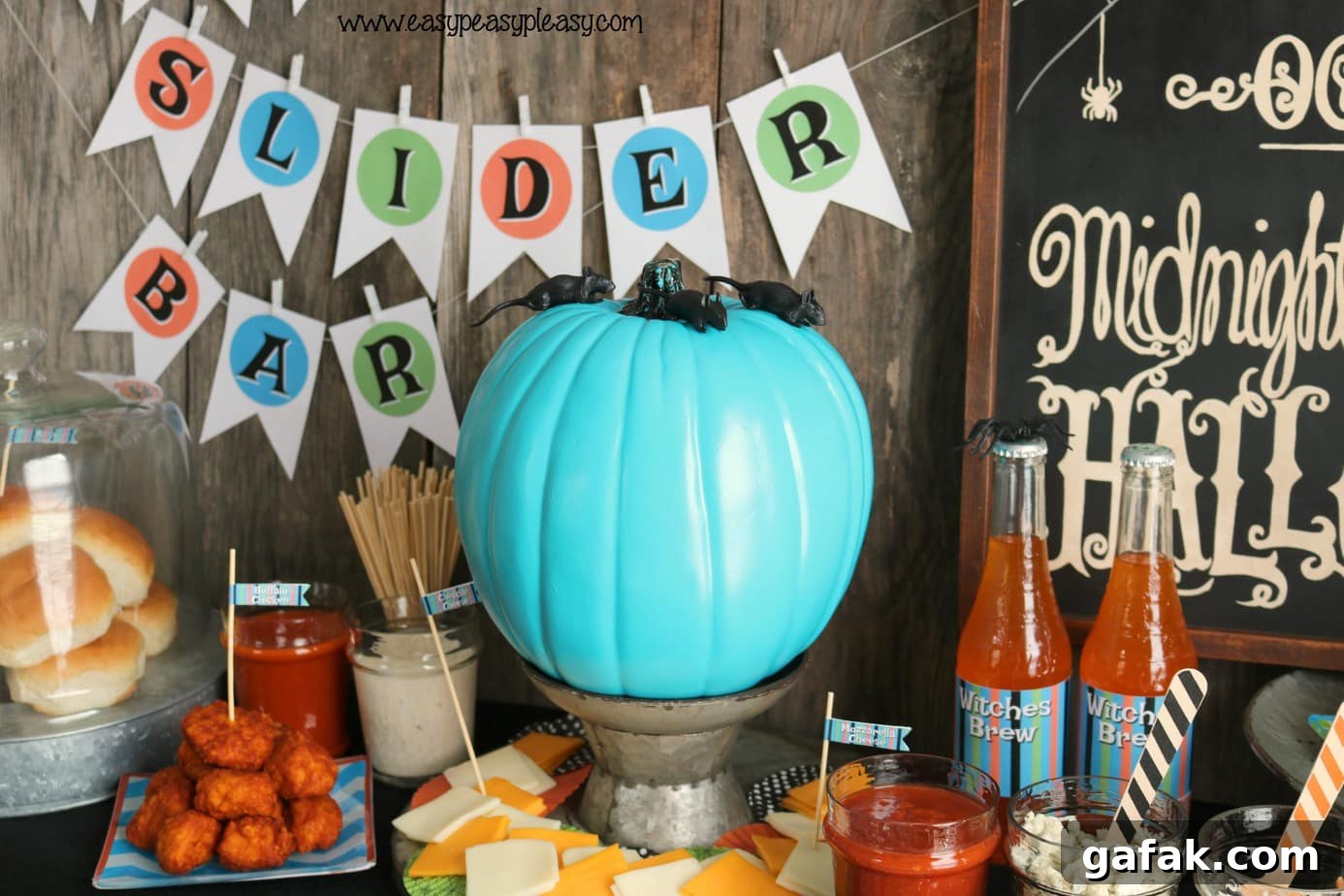 Halloween Spooky Chicken Slider Bar Printables for Party Decor 3 Easy Free Slider Bar Printables.
