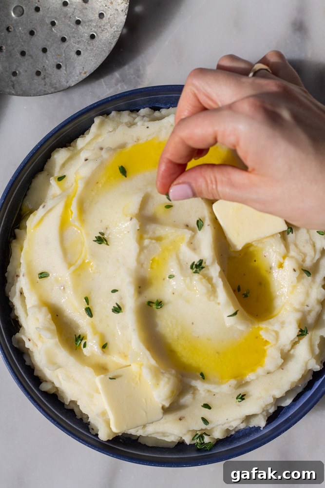 mashed potatoes