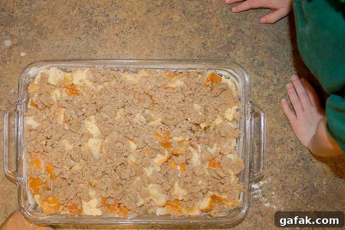 uncooked Irish Cream Custard Bread Pudding in cake pan