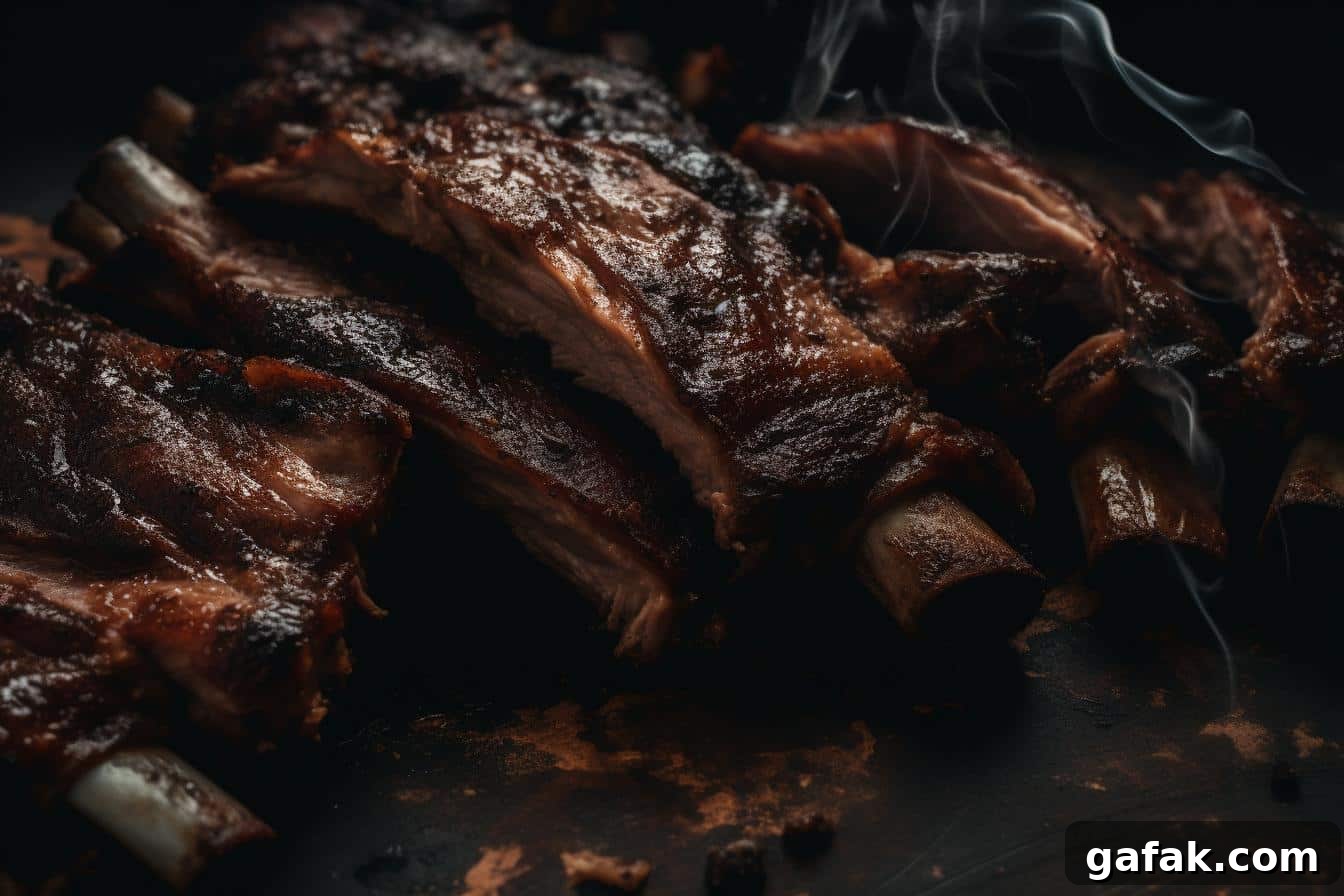 ribs on green egg