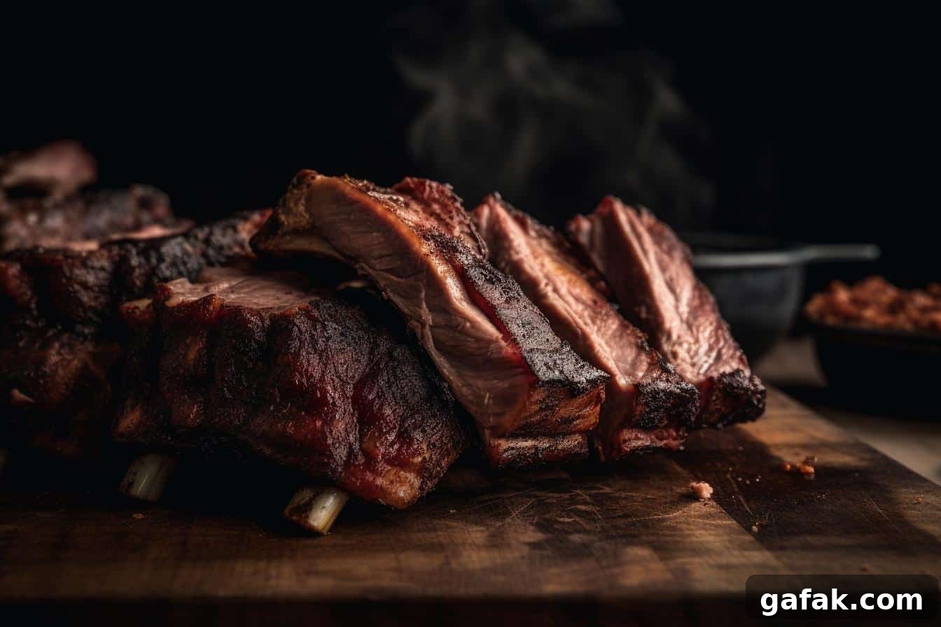 smoked ribs on big green egg