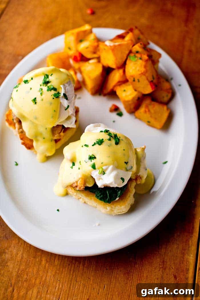 eggs benedict ham