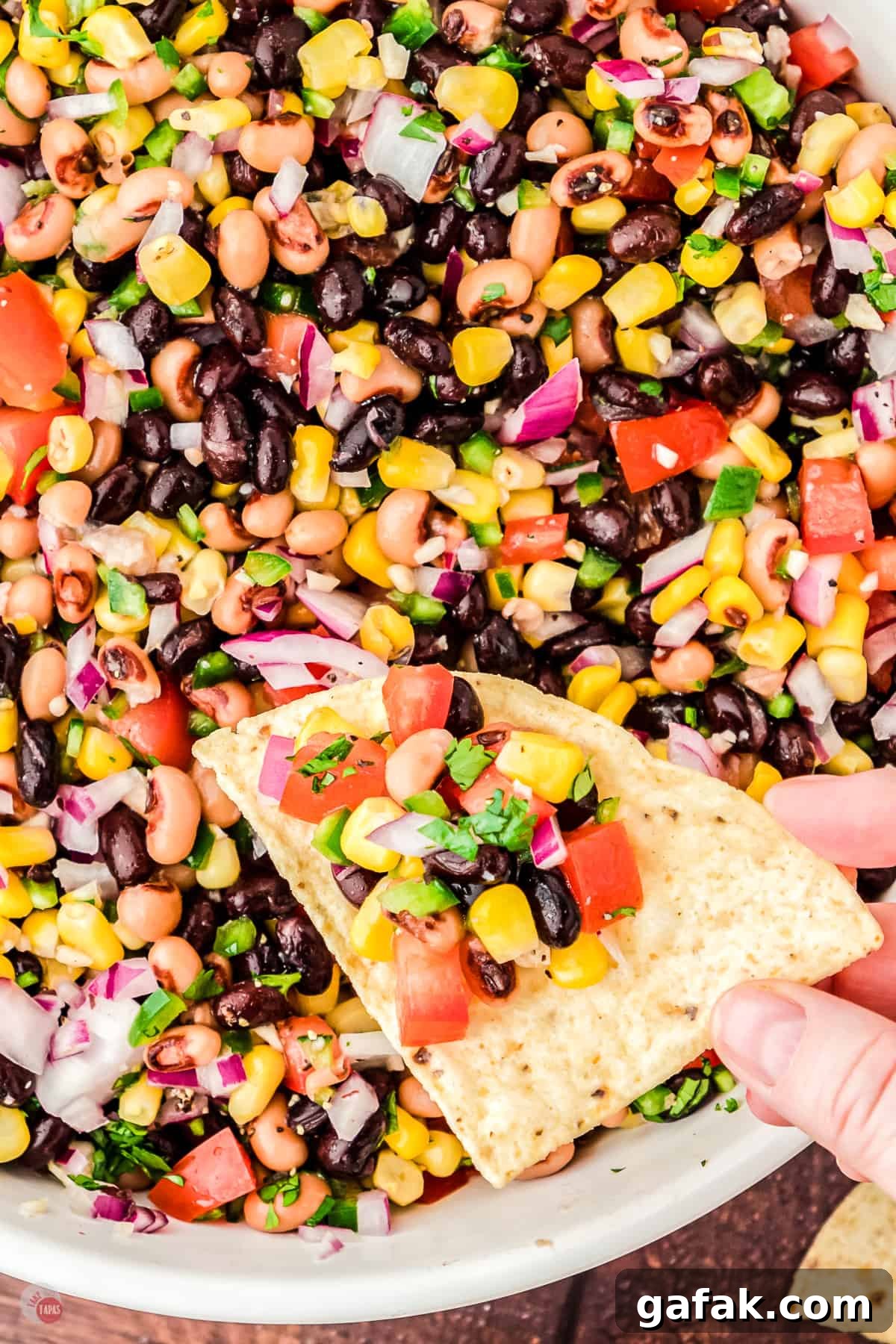 cowboy salsa close up