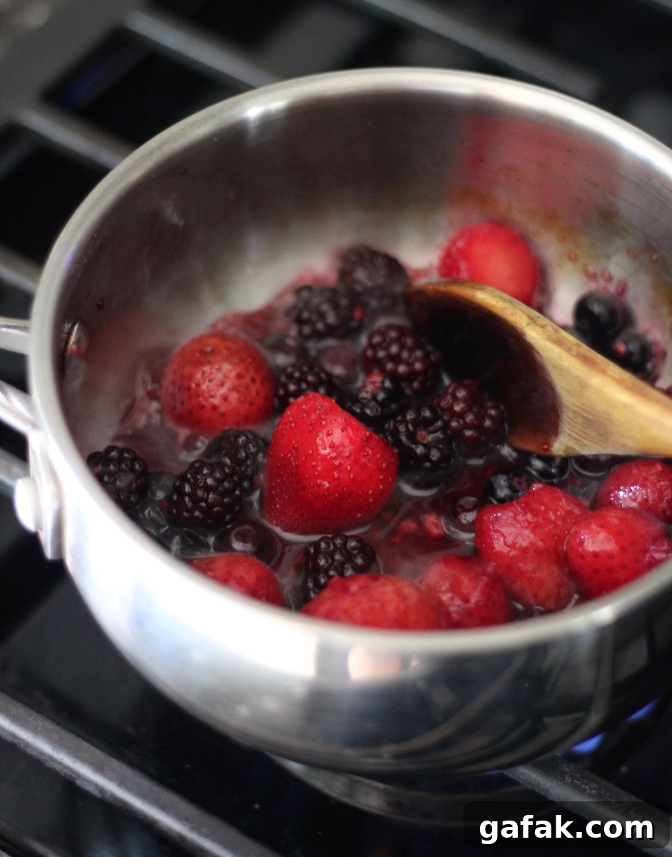 Paleo Triple Berry Trifle (AIP) - a heavenly berries, cream, and cake dessert that will serve and please a crowd! | fedandfulfilled.com
