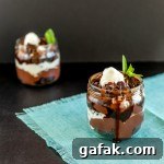 Fudge Brownie Lava Parfaits