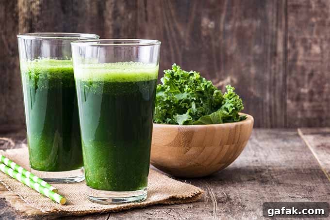 Kale, broccoli, and other greens promote good eye health