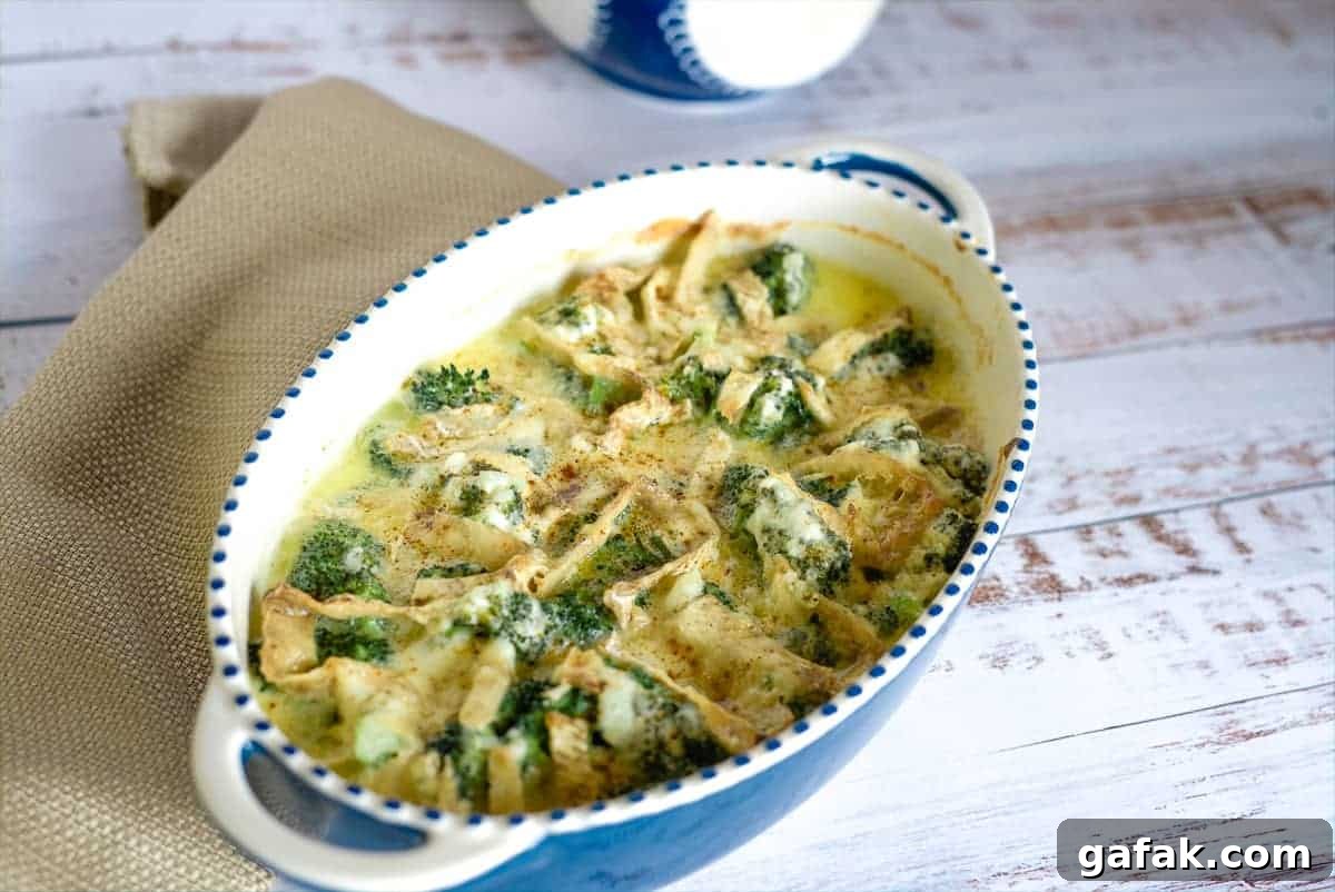 Broccoli bake with brie
