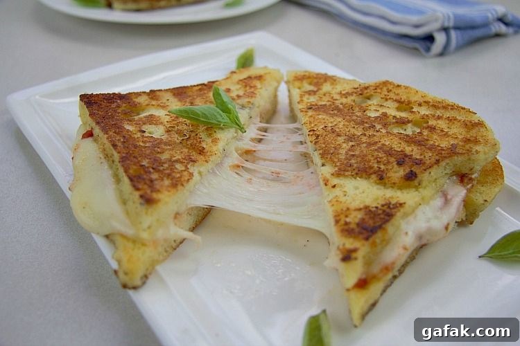 Pizza grilled cheese