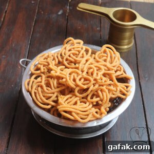 Pressed murukku ready to fry