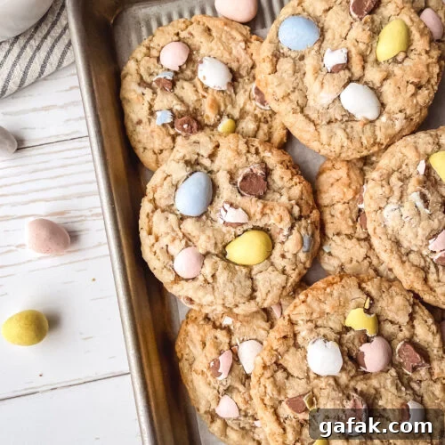 Mini Egg Oat Cookies