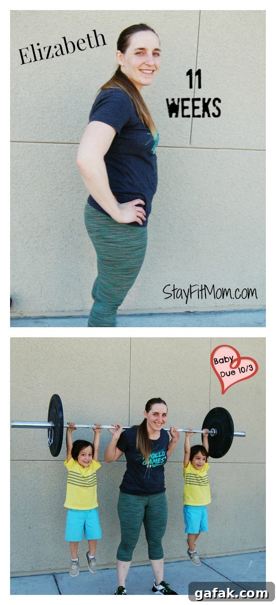 Elizabeth shares her CrossFit pregnant experience.